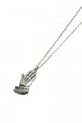 Subciety (サブサエティ) METAL NECKLACE-PRAYING HANDS- A.SILVER