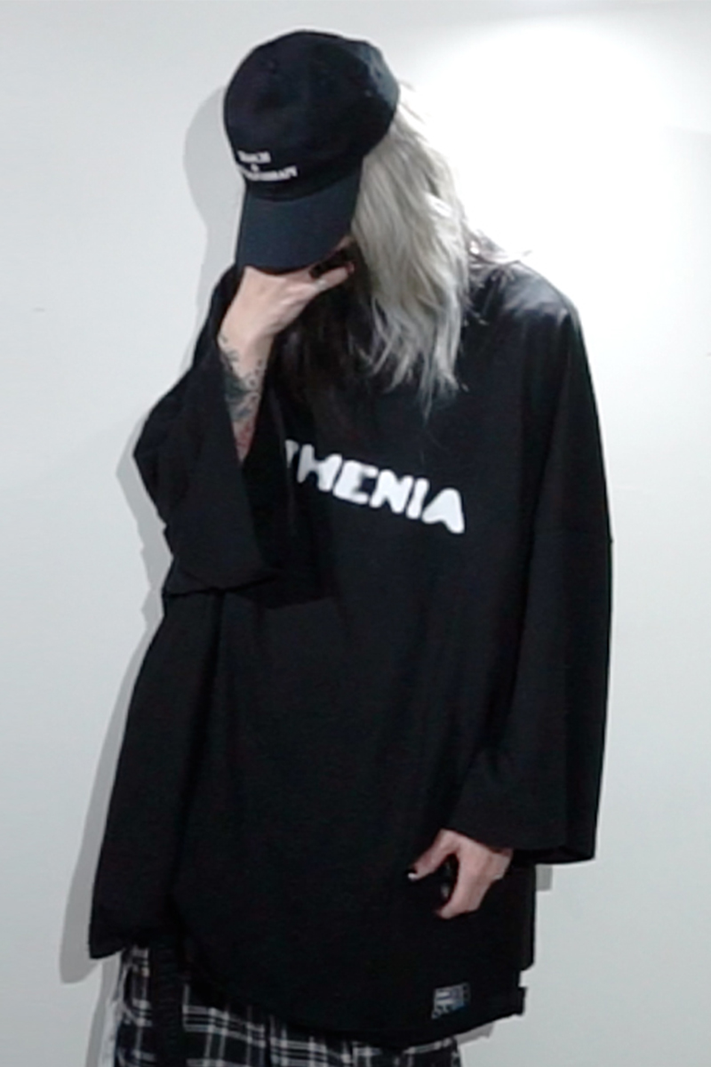 SLEEPING TABLET ASTHENIA [ EXTRA WIDE TEE ] BLACK