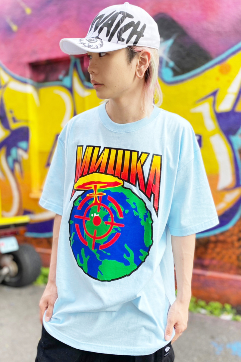 MISHKA NEW WORLD ORDER TEE BLUE