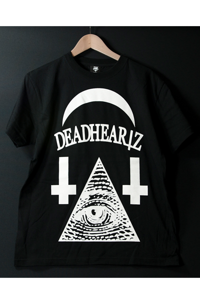 DEADHEARTZ “WORLD”TEES BLACK