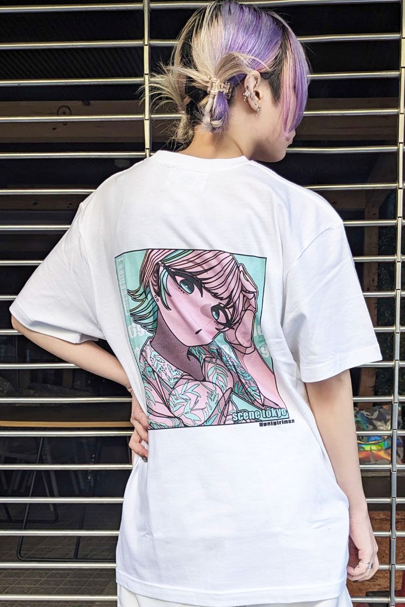 SCENE TOKYO (シーントウキョウ) aloha girl Tee WHITE