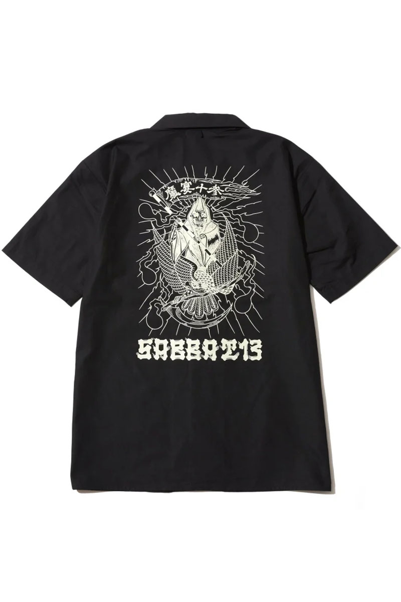 SABBAT13(サバトサーティーン) DEATH HAWK S/S SHIRTS BLACK