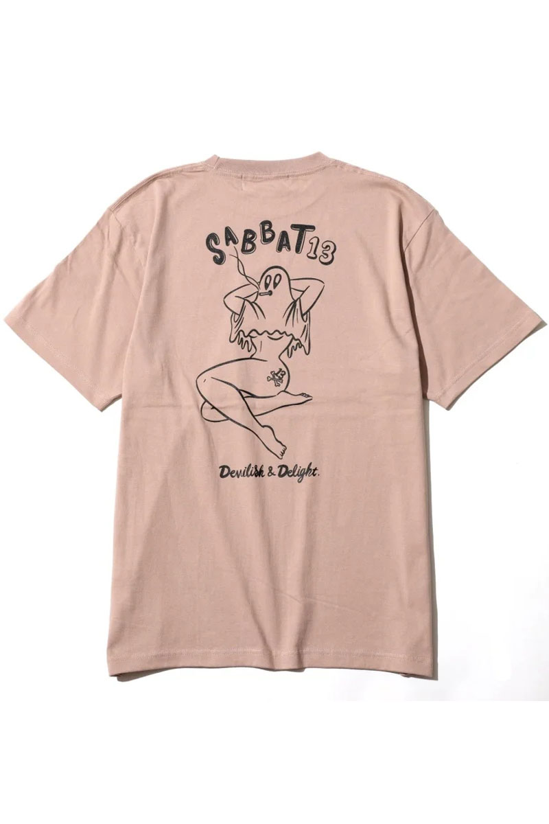 SABBAT13(サバトサーティーン) SMOKY GIRL Tee SMOKY PINK