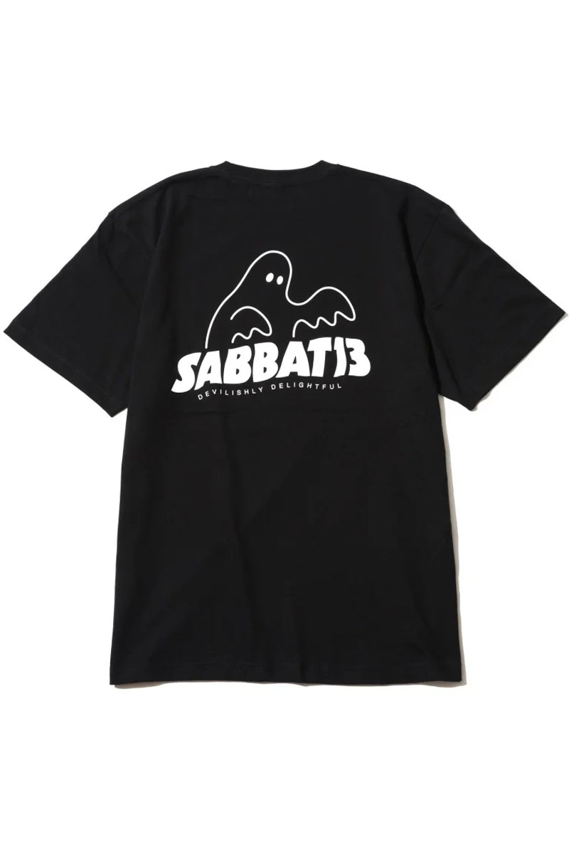SABBAT13(サバトサーティーン) SPOOK LOGO Tee BLACK