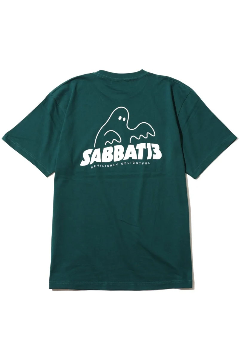 SABBAT13(サバトサーティーン) SPOOK LOGO Tee GREEN