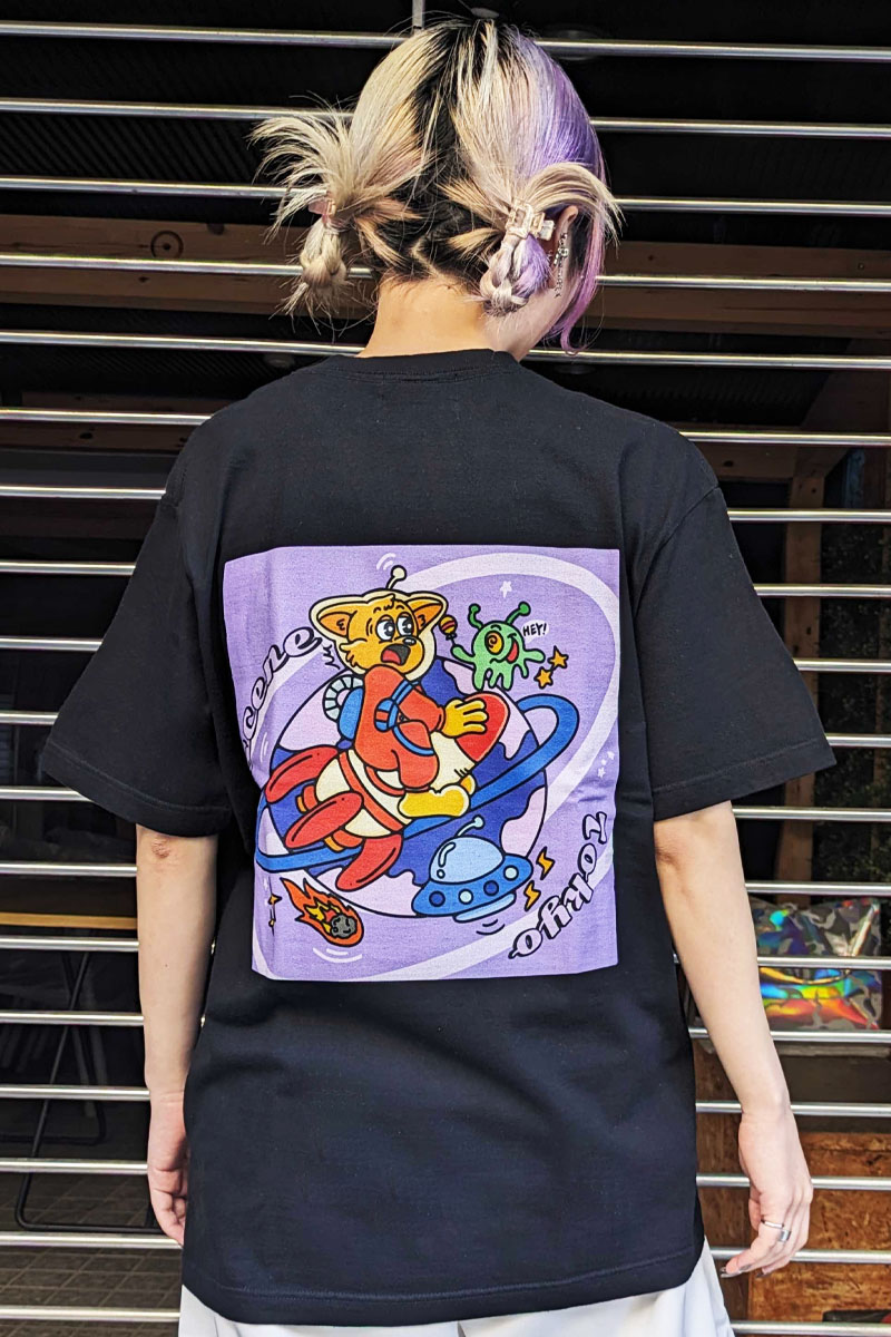 SCENE TOKYO (シーントウキョウ) space Tee BLACK