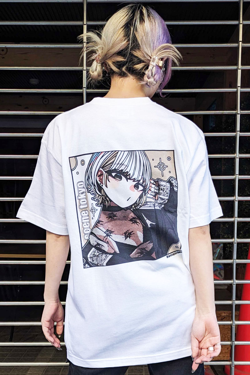 SCENE TOKYO (シーントウキョウ) night girl Tee WHITE