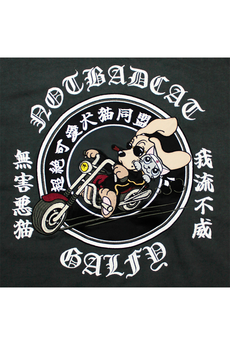 海外ブランド  ゲキクロ限定】GALFY(ガルフィー)×NOTBADCAT 超絶可愛犬猫同盟 バイクウェア・装備