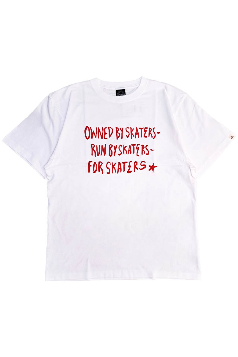 TOY MACHINE (トイ・マシーン) OWNED, RUN, FOR SKATERS SS TEE - White