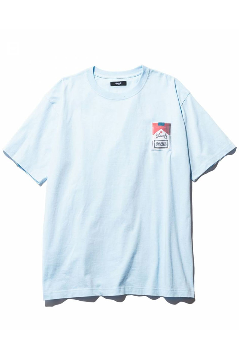glamb (グラム)GB0223/CS26 : Cigarette Pocket T / シガレットポケットT - Blue
