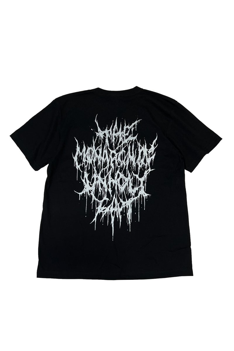 Gluttonous Slaughter THE MONARCH OF UNHOLY CAT T-shirt / 邪悪なる猫の君主