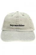 TOY MACHINE TMS18CP28 PIGMENT SIX PANEL CAP GRAY