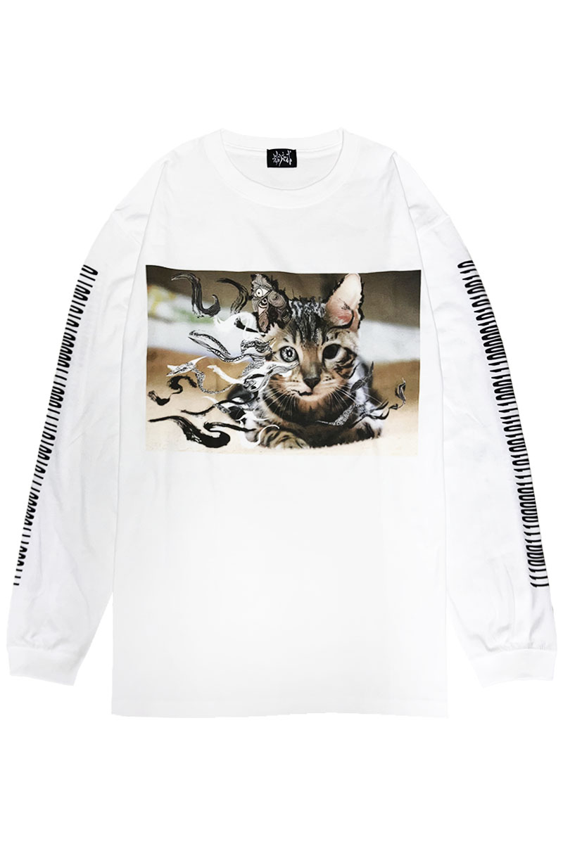 ガリュウホンポ 「うちのねこ」ロングTシャツ