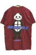 RIP DESIGN WORXX グレイヴメイカーパンダTシャツ Burgundy