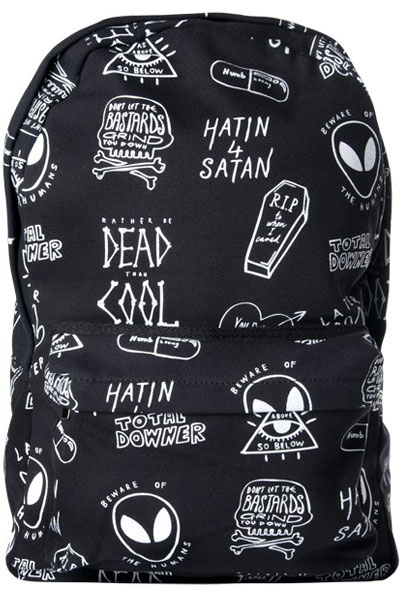 DISTURBIA CLOTHING Downer Canvas Backpack