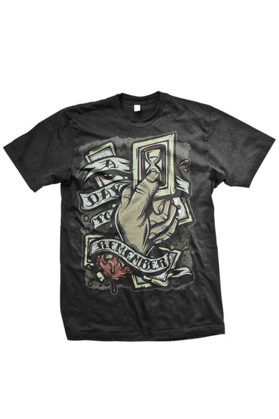 A DAY TO REMEMBER Out Of Time Cards T-Shirt