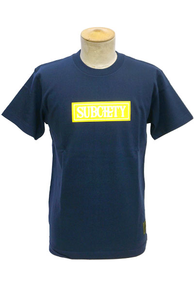 Subciety SALOON S/S NAVY/YELLOW