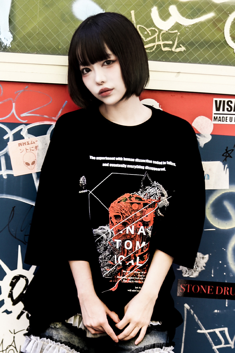 CMP LABEL (シーエムピーレーベル) ANATOMICAL oversized T-shirt