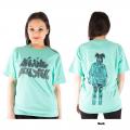 【予約商品】BILLIE EILISH バンドTシャツ ユニセックス: Neon Logo Billie (Blue) (Back Print) - BLUE