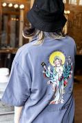 SABBAT13(サバトサーティーン)13HANDS MARIA S/S SHIRTS (BL)