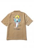 SABBAT13(サバトサーティーン)13HANDS MARIA S/S SHIRTS (SAND KAHKI)