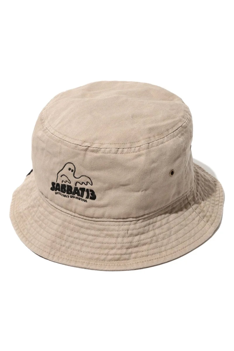 SABBAT13(サバトサーティーン)SPOOK LOGO BUCKET HAT (BG)