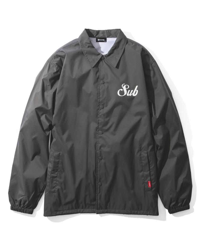 Subciety COACH JKT-MIDDLE LOGO- GRAY
