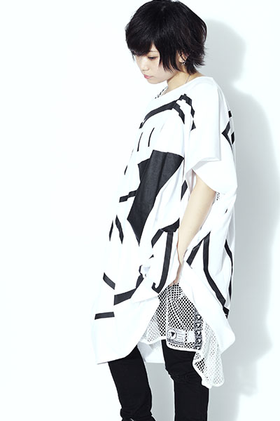 SILLENT FROM ME CRYPTIC -Square Sleeveless- WHITE