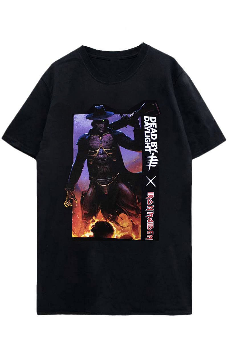 DEAD BY DAYLIGHT×IRON MAIDEN UNISEX T-SHIRT: DEAD BY DEAD BY DAYLIGHT×IRON MAIDEN UNISEX T-SHIRT: DEAD BY