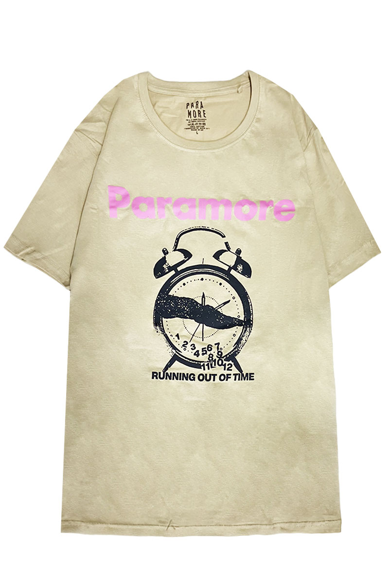 PARAMORE UNISEX T-SHIRT: CLOCK