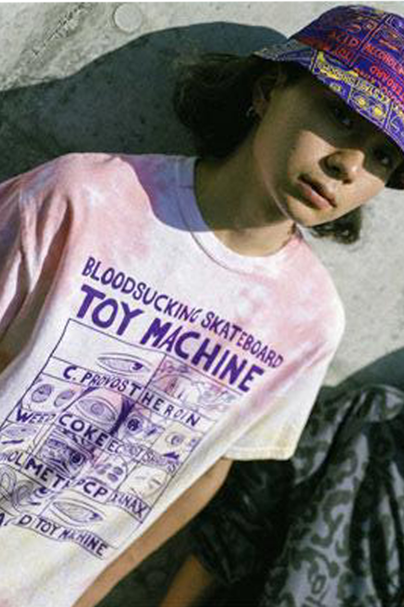 TOY MACHINE (トイマシーン) DESIGN PRINT TEE  FUNNEL CAKE