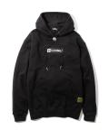 Subciety LOOP TIE PARKA BLACK