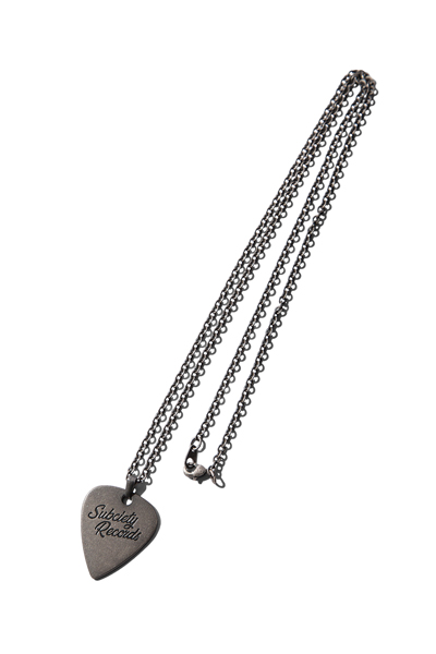 Subciety (サブサエティ) METAL NECKLACE-VYNYL- ANTIQUE SILVER