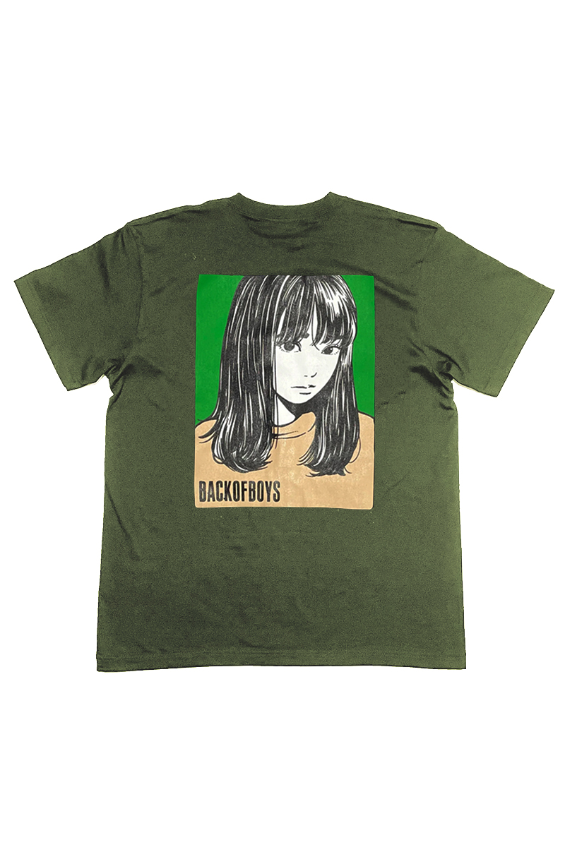 TheBackOfBoys(ザバックオブボーイズ) CUTE GIRL TYPE1 TEE BILLIARD GREEN