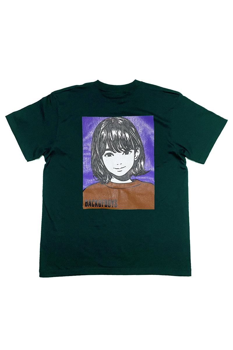 TheBackOfBoys(ザバックオブボーイズ) CUTE GIRL TYPE2 TEE MILITARY GREEN