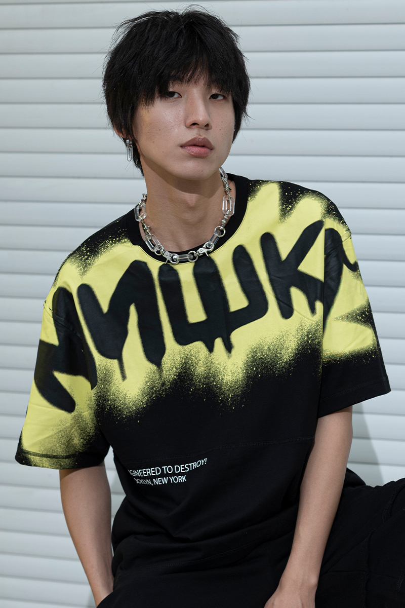 MISHKA(ミシカ) M21000012  T-SHIRTS BLACK
