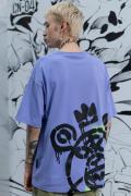 MISHKA(ミシカ) M21000014  T-SHIRTS PURPLE