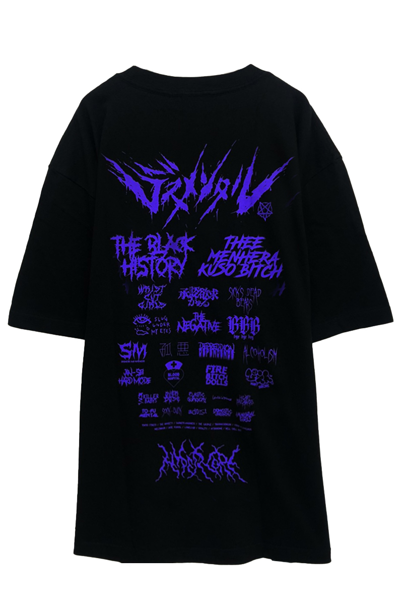 HYPER CORE デスメンタルTシャツ　PURPLE