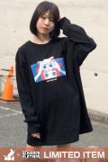 【ゲキクロ限定カラー】NOTBADCAT (ノットバッドキャット) Lift cat LS Tee BLACK