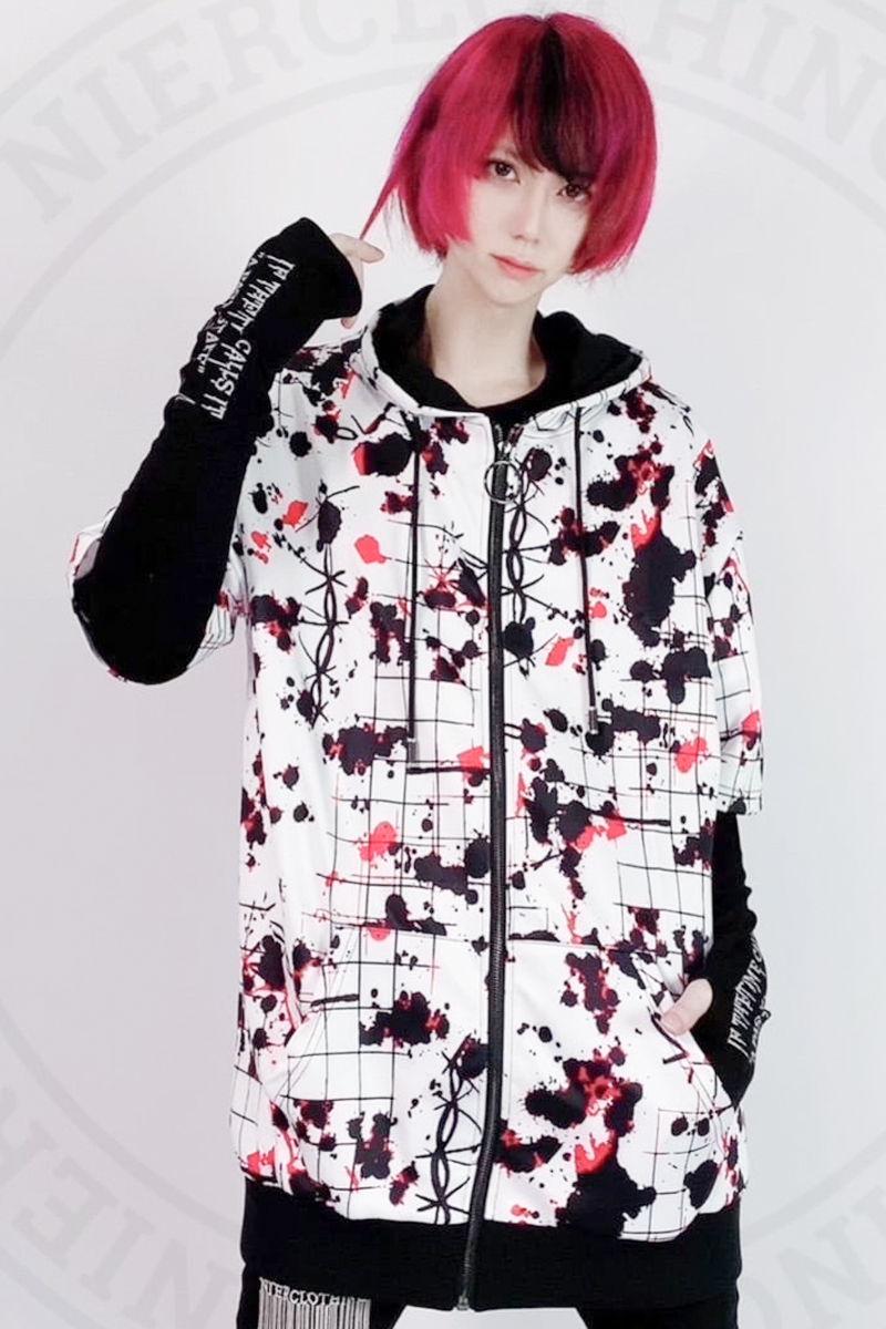 NieR (ニーア) PAINT GRID ZIP OUTER
