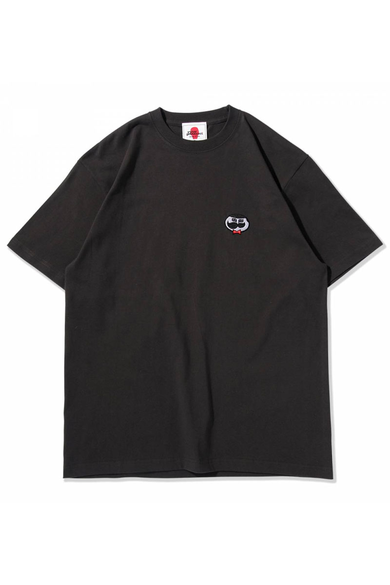 【予約商品】PUNK DRUNKERS ヒゲおやじ刺繍TEE - SUMI
