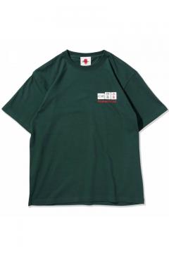 【予約商品】PUNK DRUNKERS ロマンチーストTEE - D.GREEN