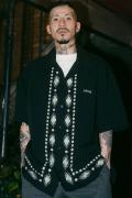 Subciety(サブサエティ) EMBROIDERY SHIRT BLACK