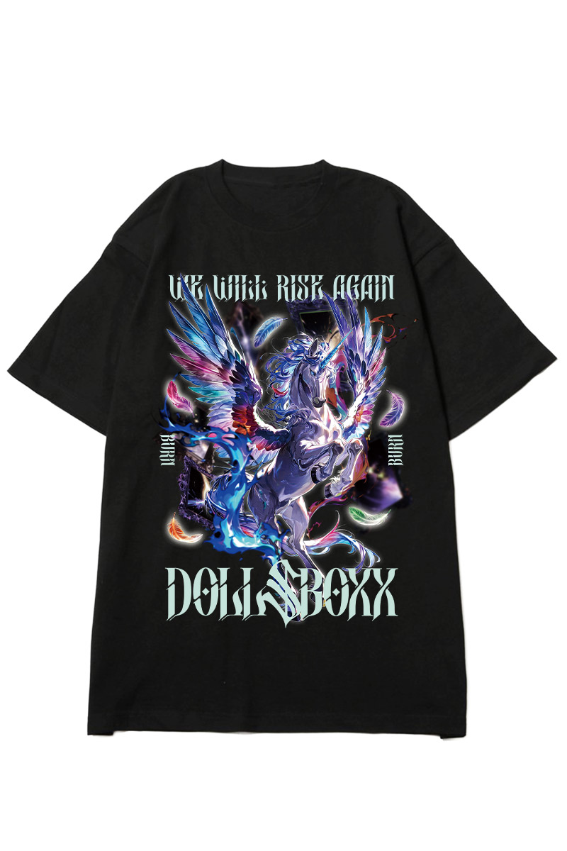 【予約商品】DOLL$BOXX×ゲキクロ コラボ・Tシャツ-Alicorn