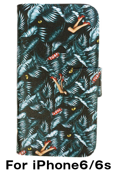 SQUARE (スクエア) i-PHONE CASE PINUP ALOHA GREEN iPhone6/6s case