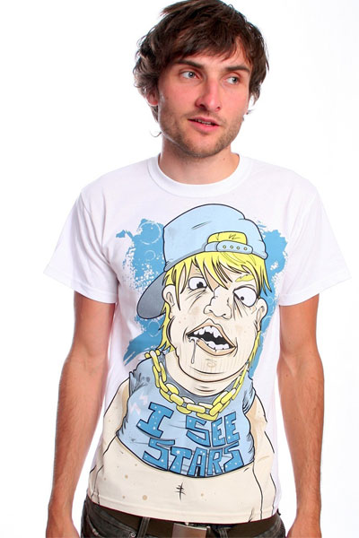 I SEE STARS Old Dude / ロックファッション / バンドTシャツ の