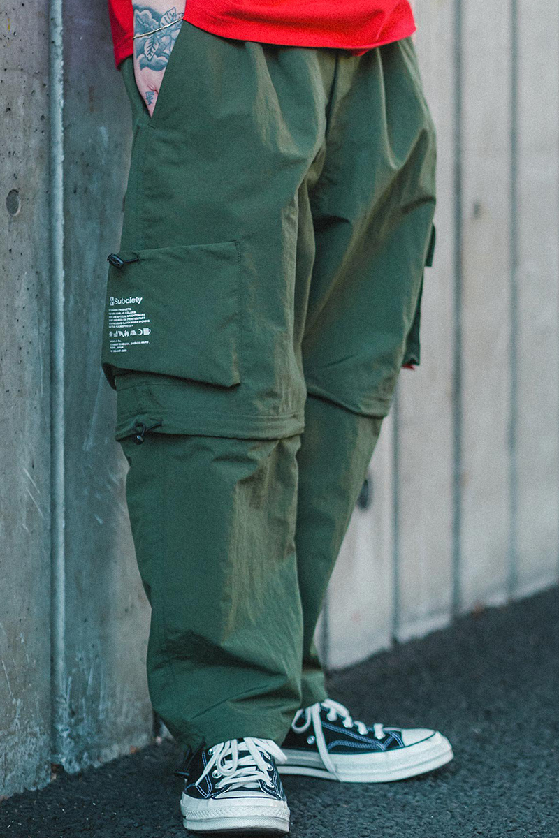 Subciety MUTANT CARGO PANTS- OLIVE