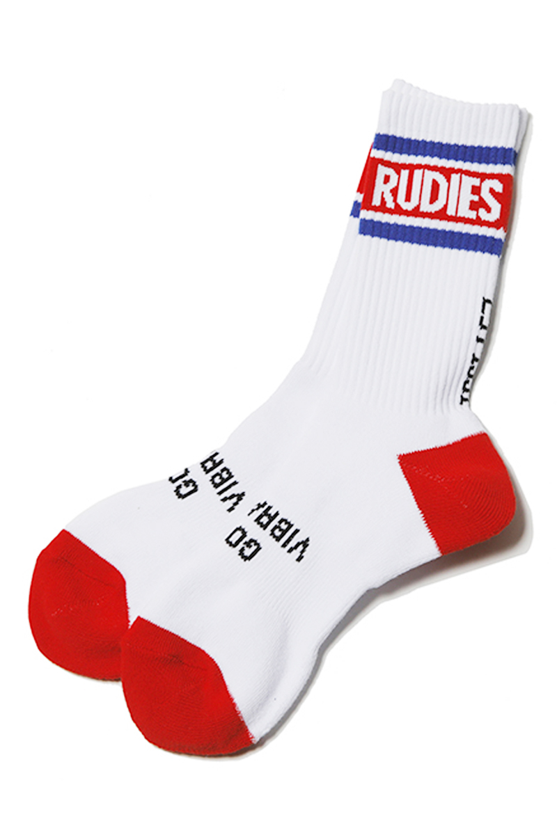 RUDIE'S (ルーディーズ) PHAT SOCKS WHITE