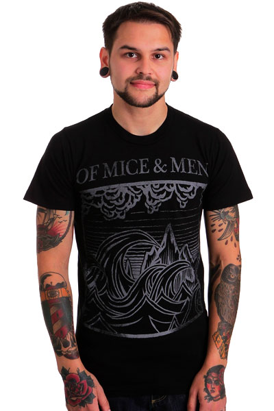 OF MICE & MEN Wave Black T-Shirt