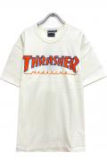 THRASHER (スラッシャー) OUTLINED CRACK S/S T-SHIRTS WHITE